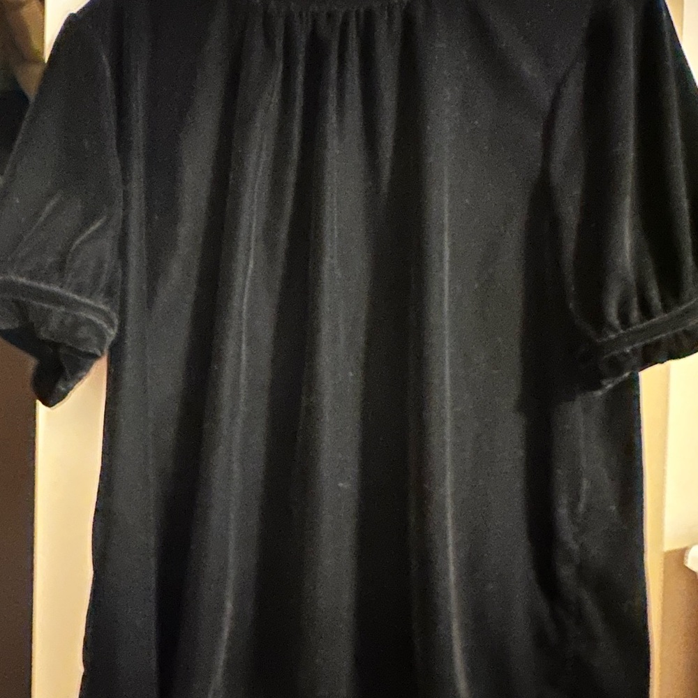 GAP Black Velvet Top